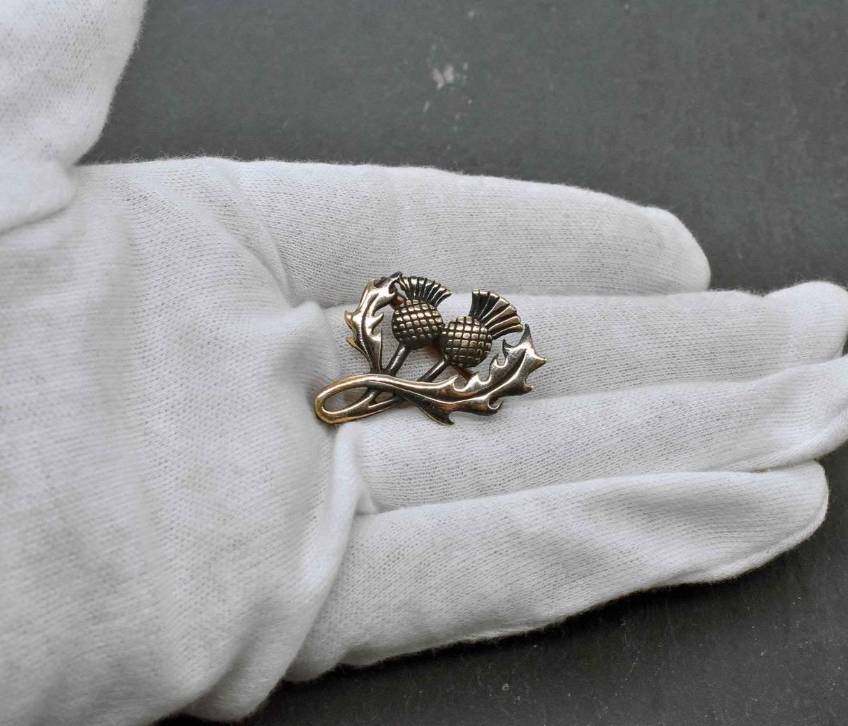 Schottische Schmuckbrosche Distel