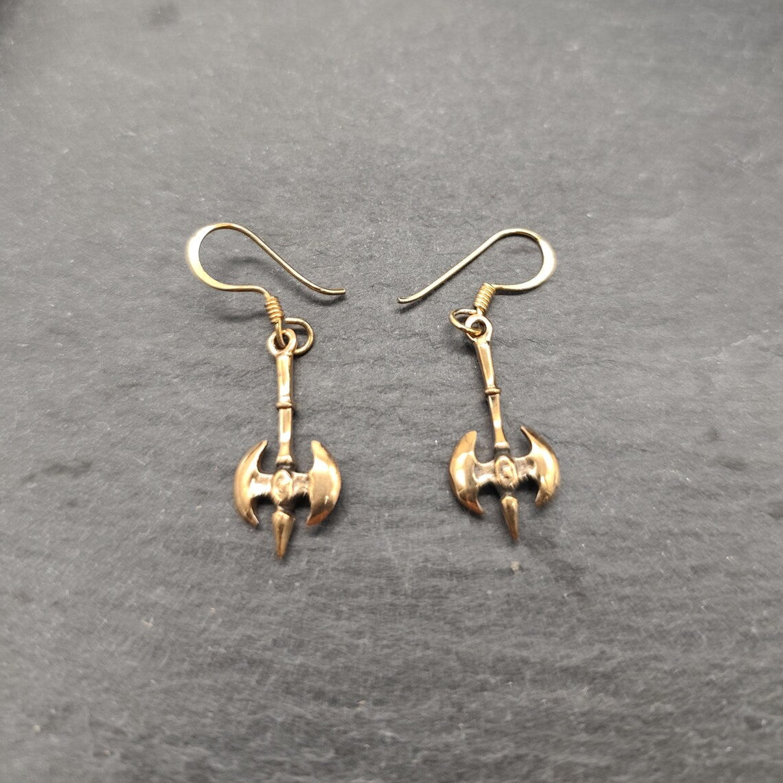 Wikinger Doppelaxt Ohrringe - Belanas Schatzkiste