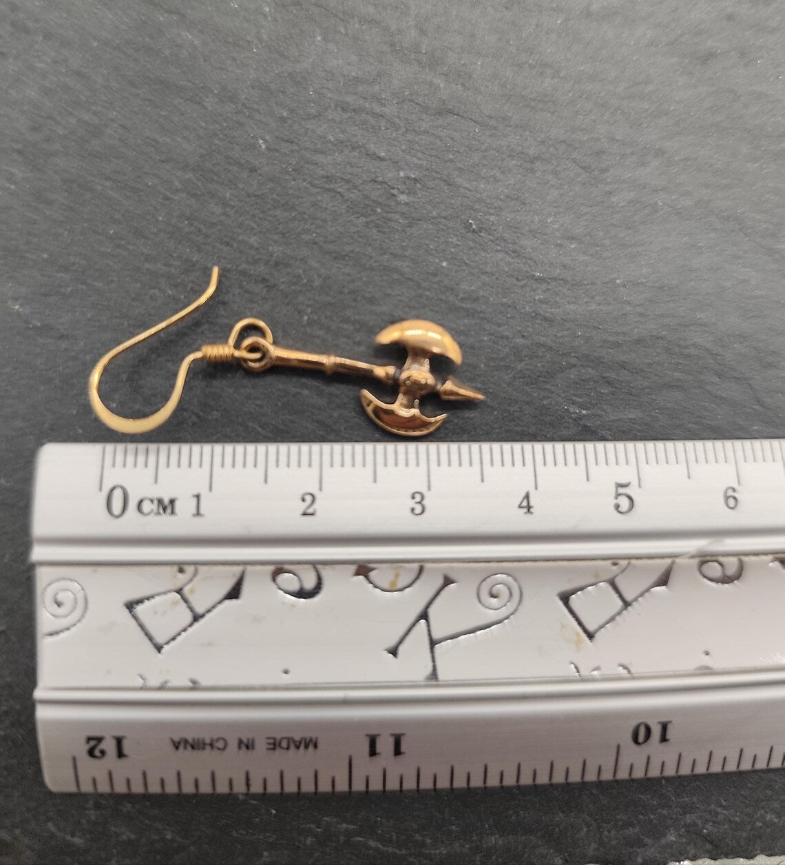 Wikinger Doppelaxt Ohrringe - Belanas Schatzkiste