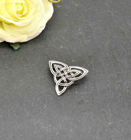 Keltische Gewandnadel aus 925er Sterlingsilber