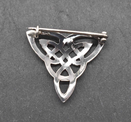 Keltische Gewandnadel aus 925er Sterlingsilber