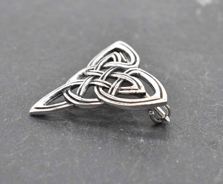 Keltische Gewandnadel aus 925er Sterlingsilber