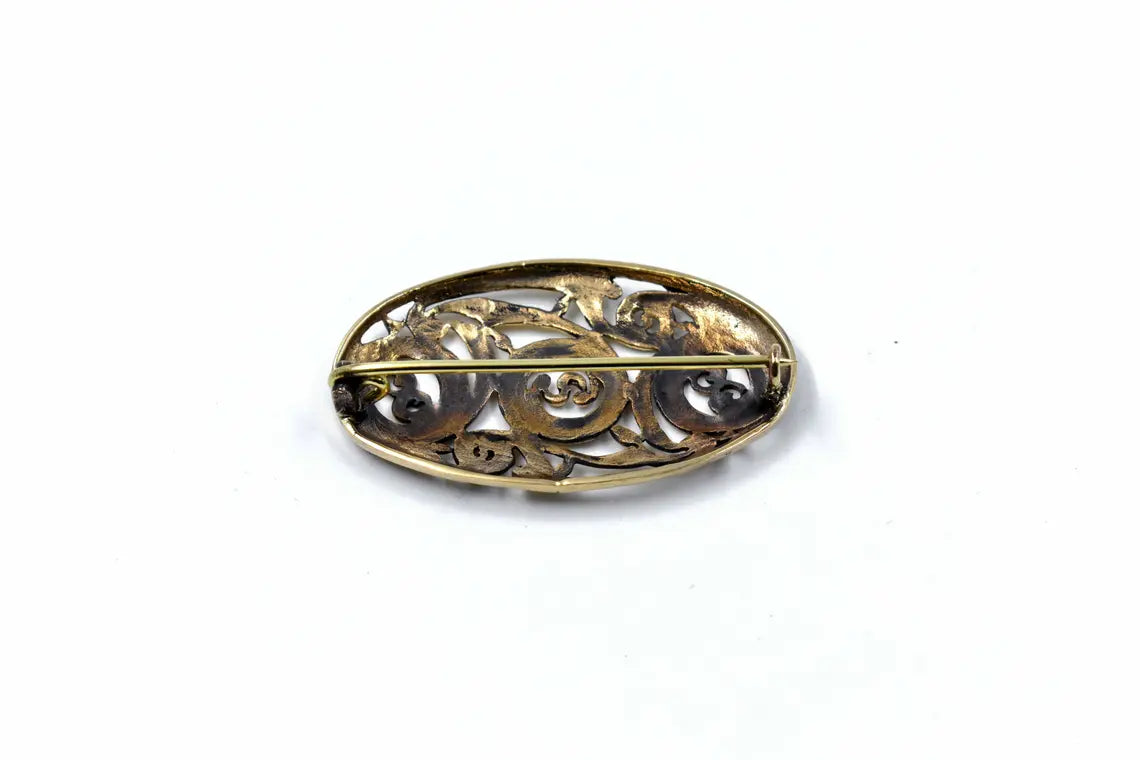 Keltische Fibel aus Bronze