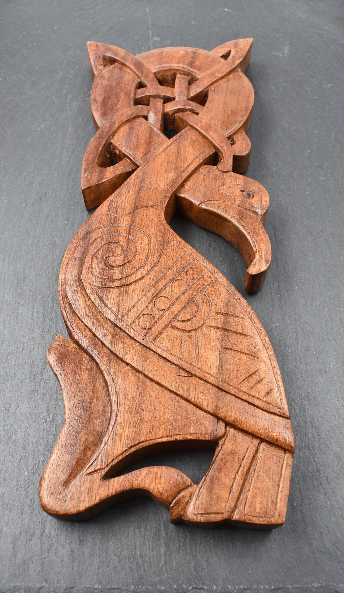 Keltischer Vogel als Wandbild