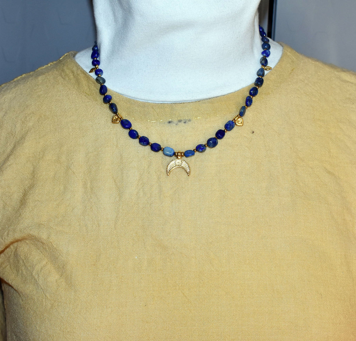 Lapis Lazuli Kette im römischen Stil