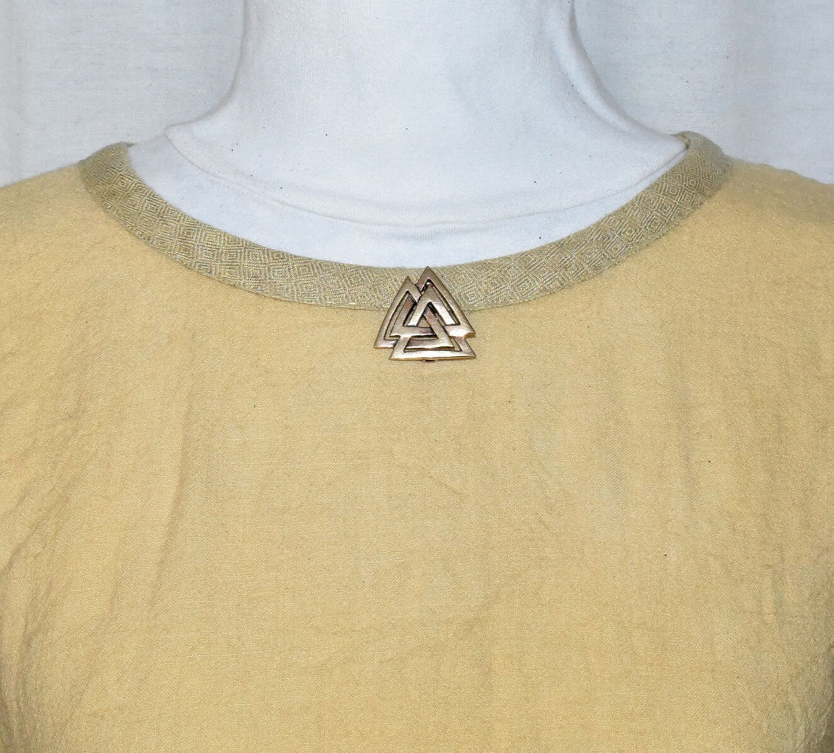 Valknut-Brosche aus Schmuckbronze – Authentischer Wikinger-Style