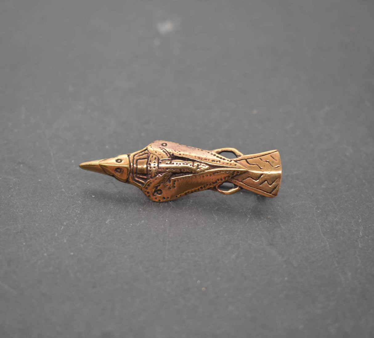 Raben Brosche Munin - Geräte Fibel