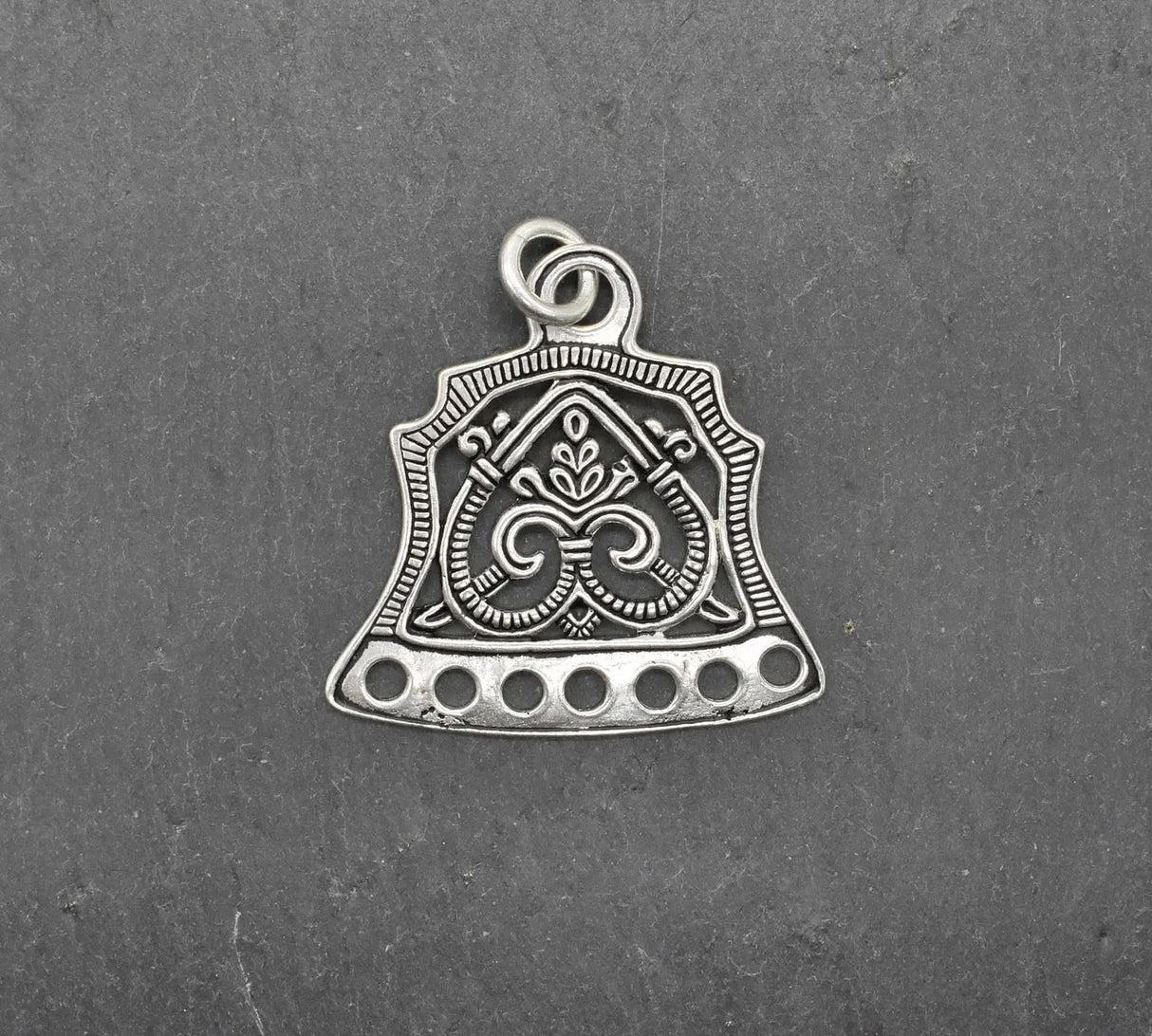 Wikinger-Kettenverteiler aus Lettland aus versilberter Bronze