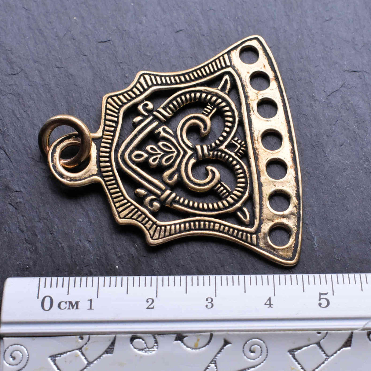 Wikinger Kettenverteiler aus Lettland aus Bronze