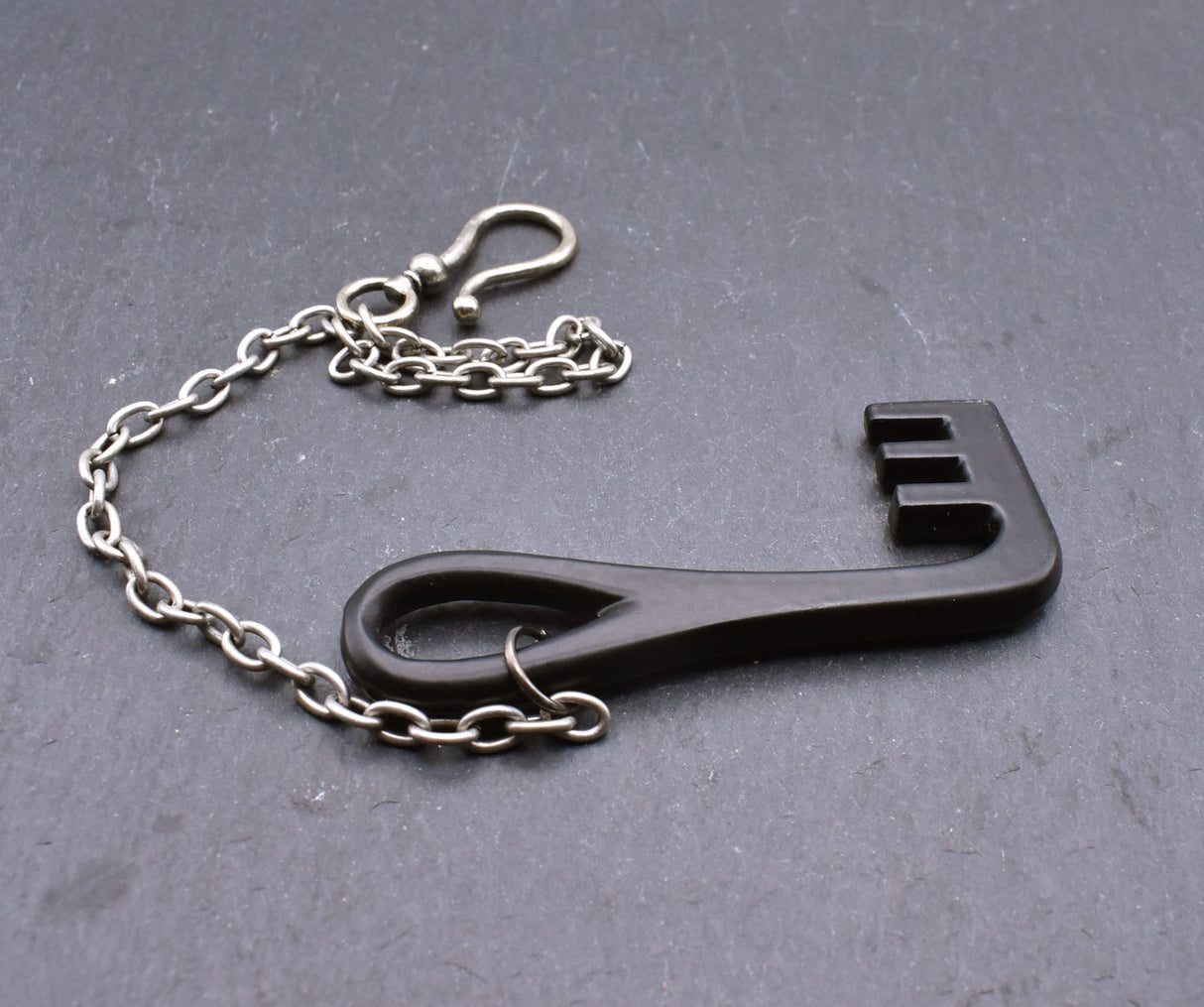 Wikinger-Schlüssel Gotland aus Eisen mit Kette und Haken