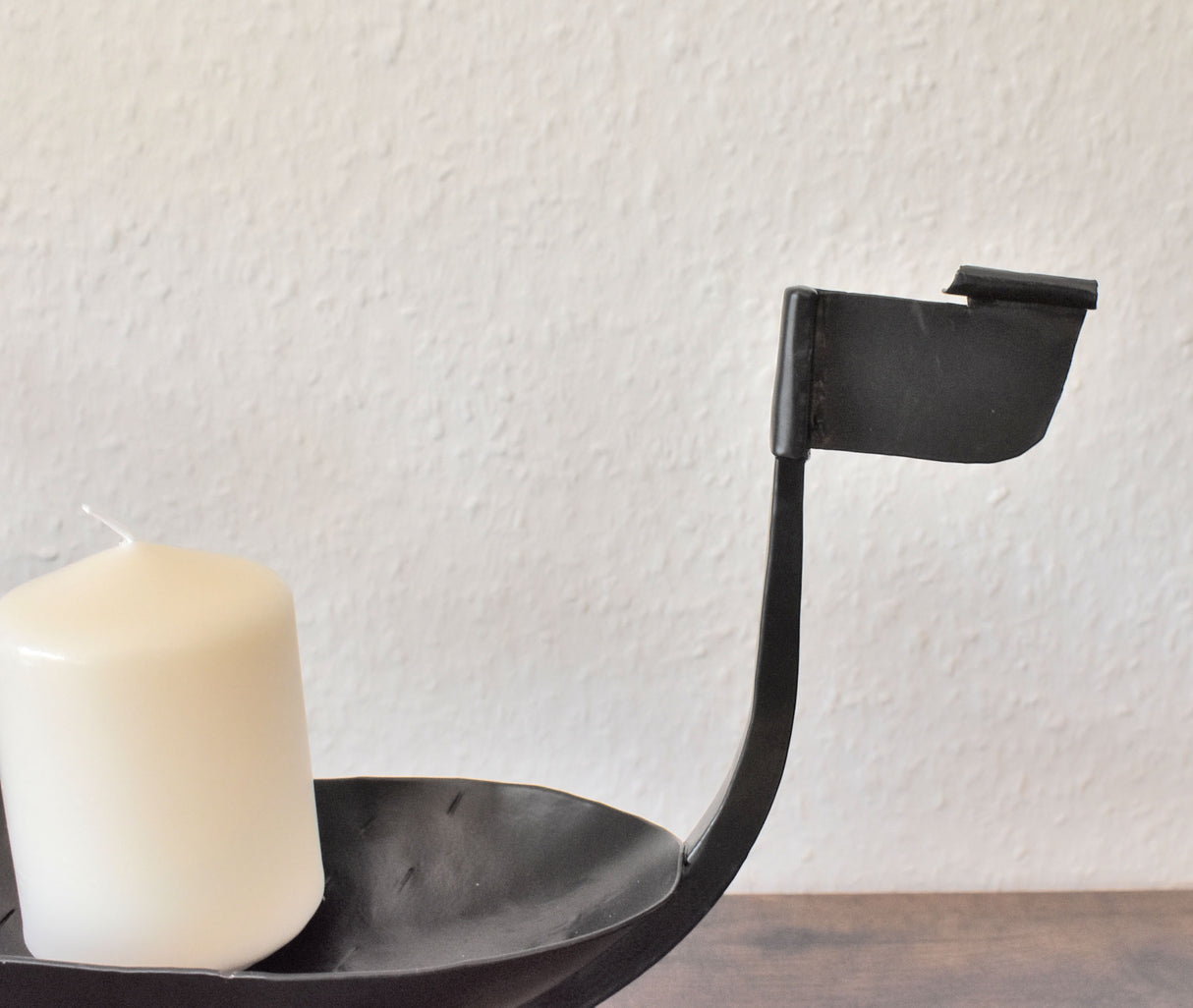 Wikinger Drakkar Langboot als Kerzenständer