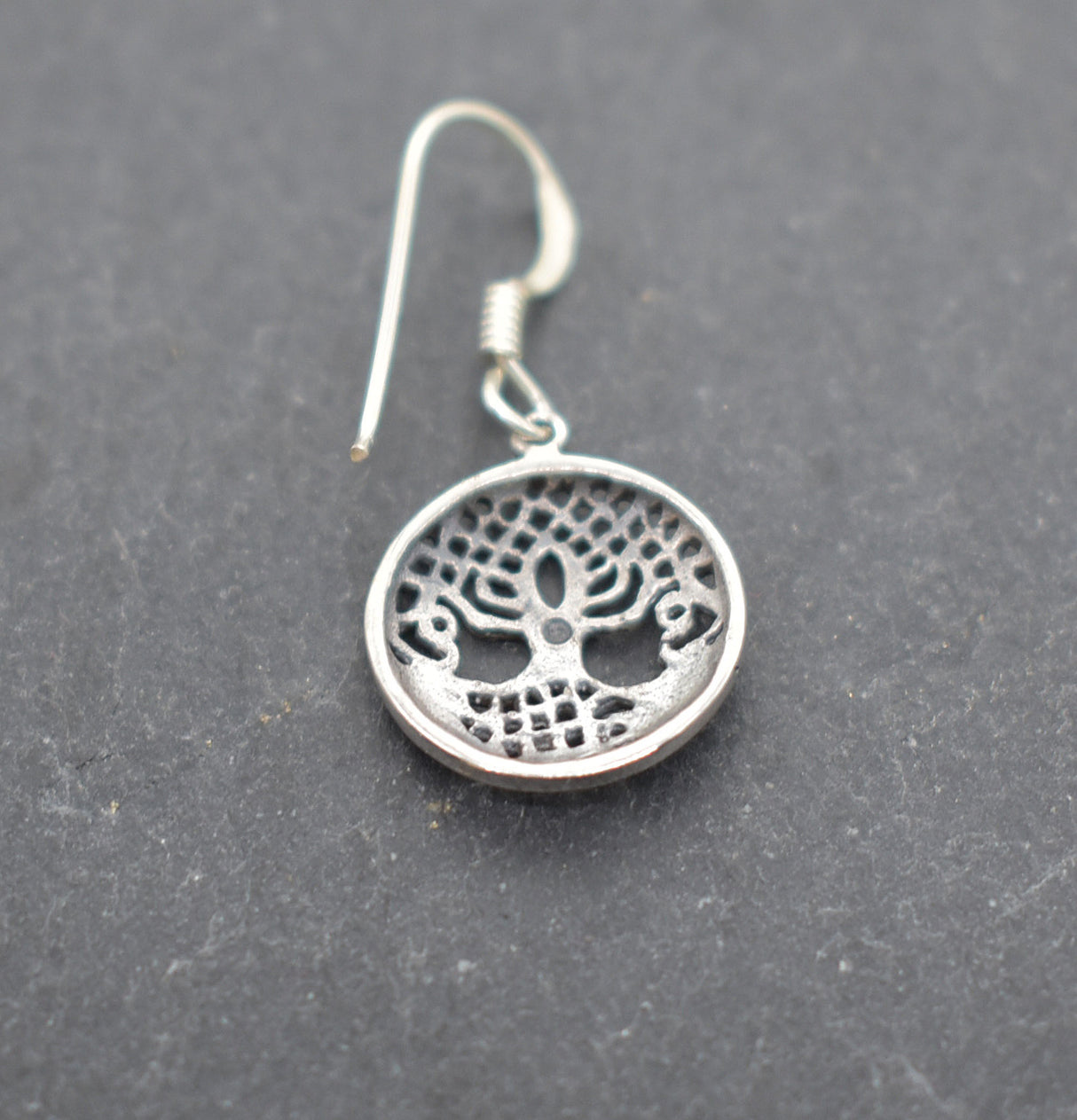 Kleine Yggdrasil Ohrhänger aus 925er-Silber - 1 Paar