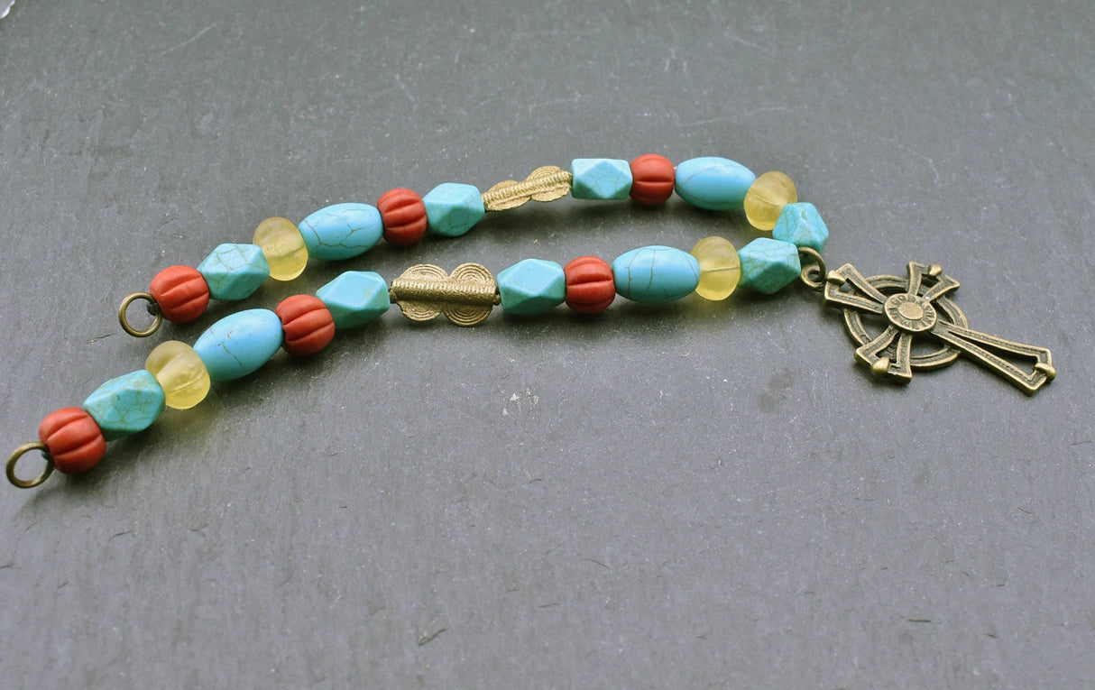 keltische Fibelkette mit Keltenkreuz