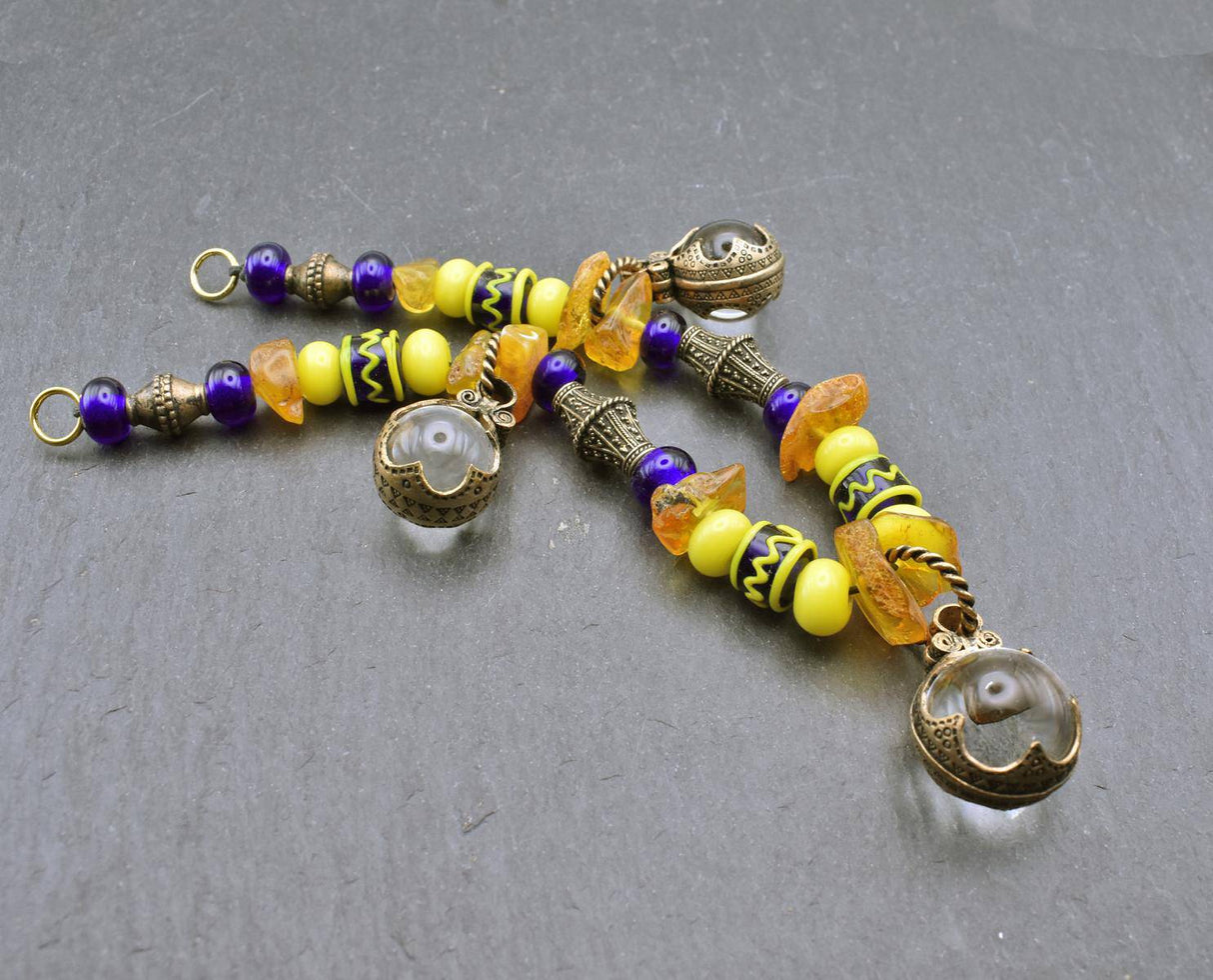 Bernstein Fibelkette mit Gotland Sphären von BELANAS SCHATZKISTE