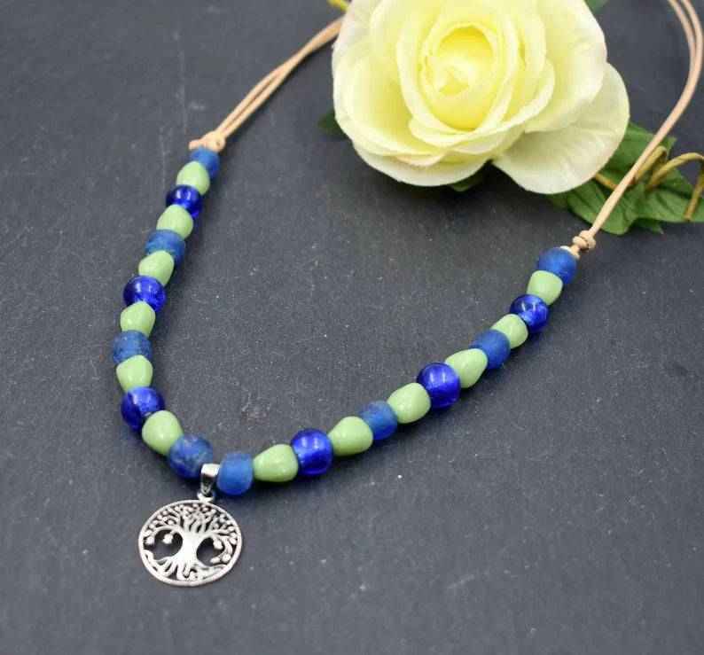 Yggdrasil Glasperlenkette