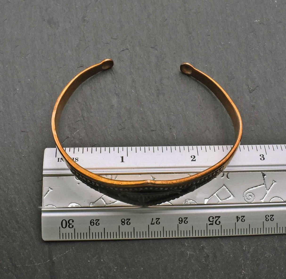 Bronze Armspange mit Wikingerschiff - B-Ware!