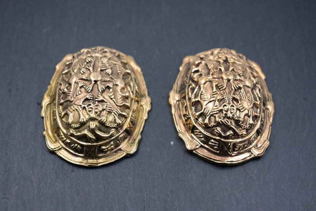 Massive Wikinger Schildkrötfibeln - Borre-Stil ca. 9. - 10. Jh.