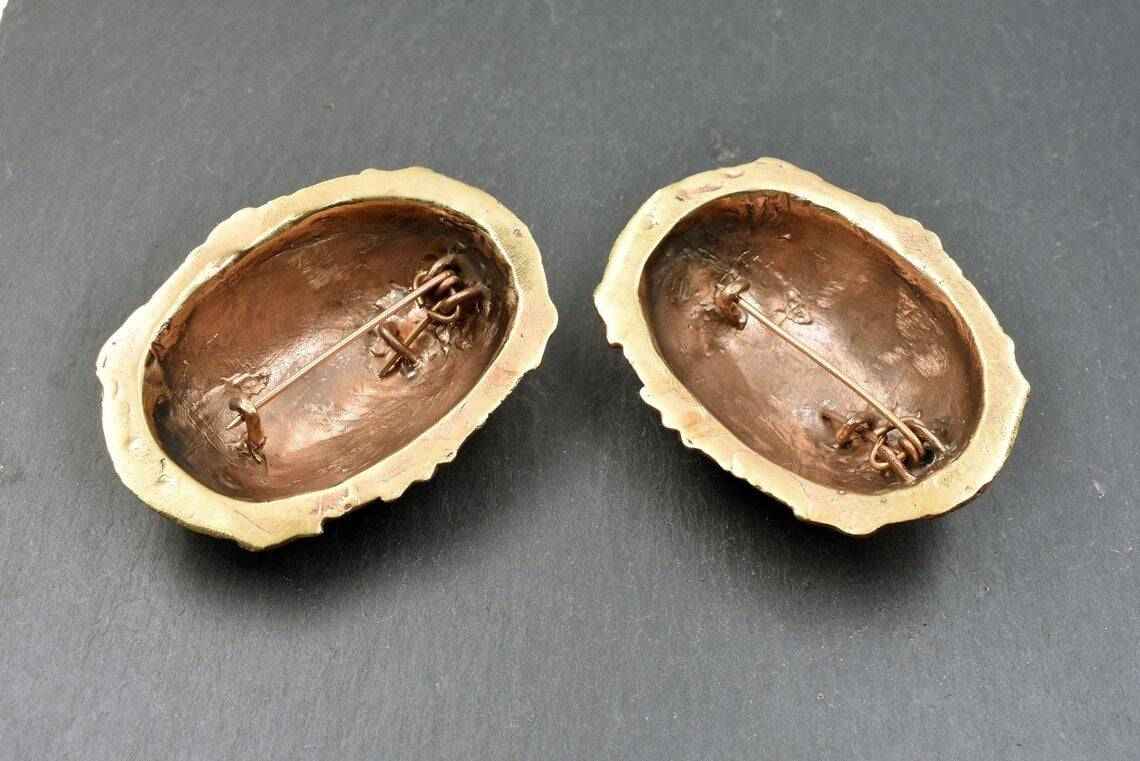 Massive Wikinger Schildkrötfibeln - Borre-Stil ca. 9. - 10. Jh.