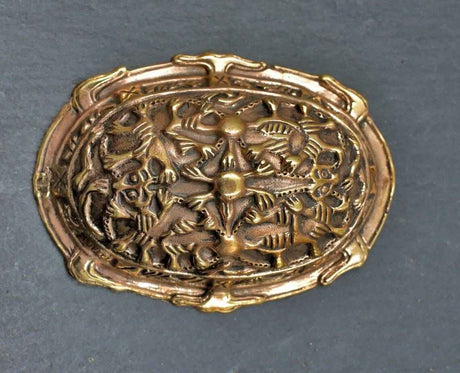 Massive Wikinger Schildkrötfibeln - Borre-Stil ca. 9. - 10. Jh.