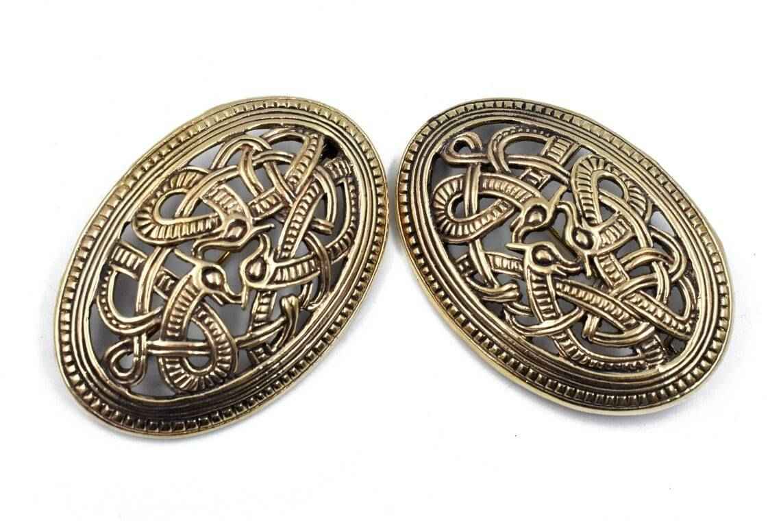 Wikinger Ovalfibeln im Jelling-Stil