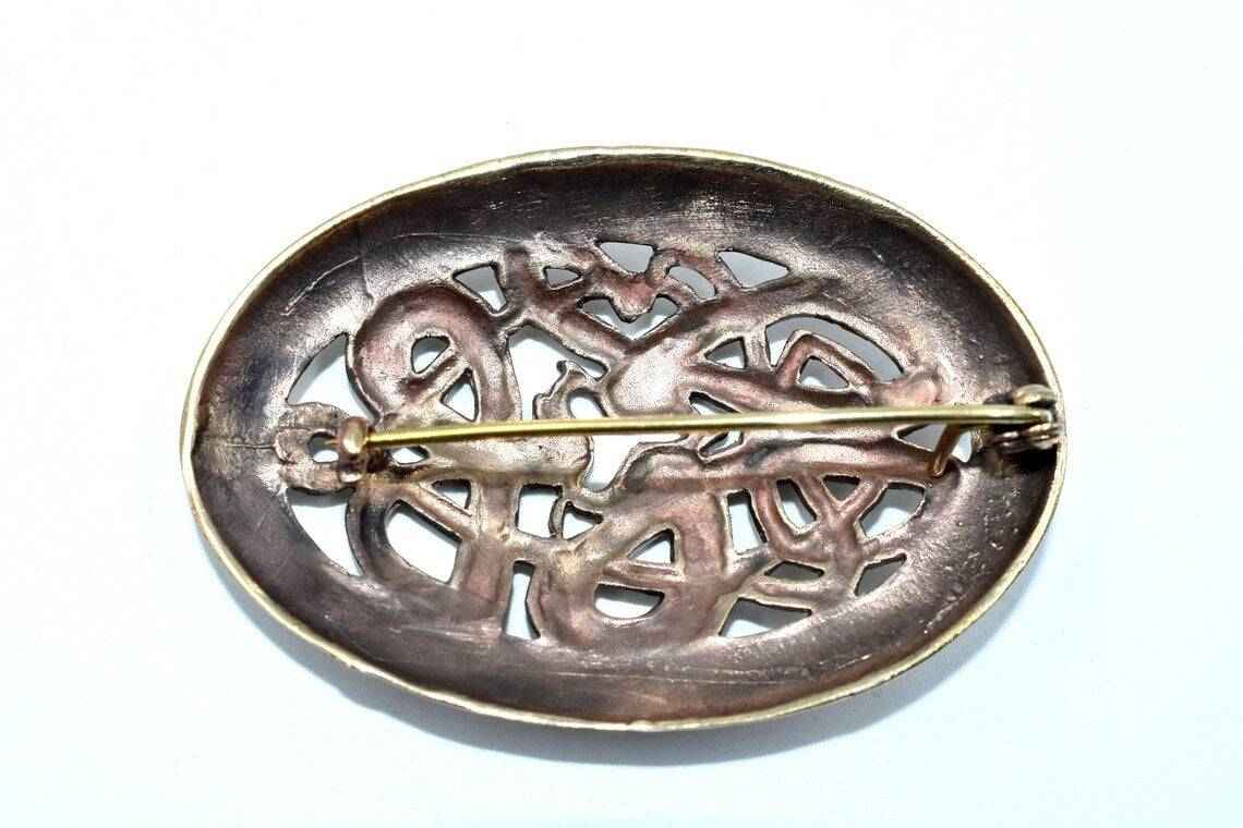 Wikinger Ovalfibeln im Jelling-Stil
