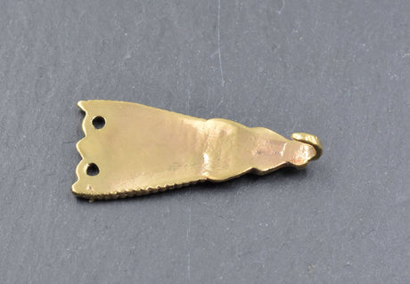 Rückseite des Wadenwickelhaken aus Bronze