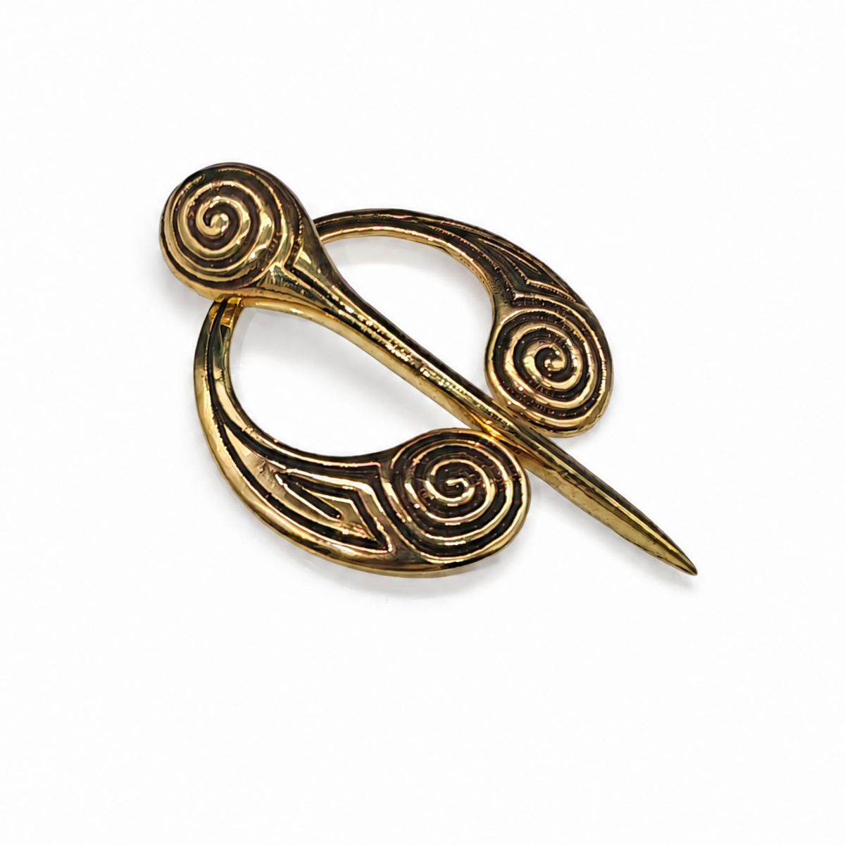 Keltische ringfibel aus bronze - penannular