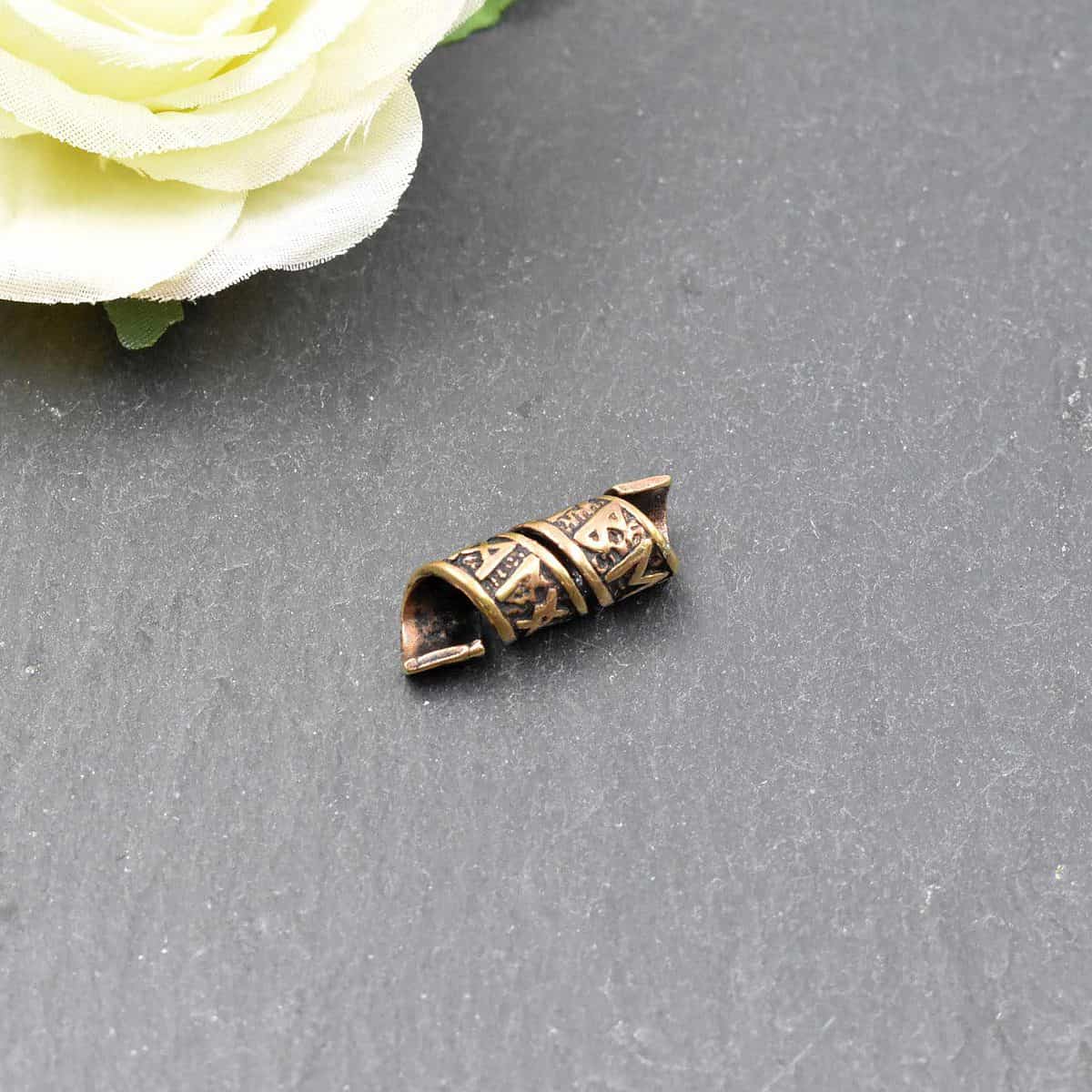 Haar- und Bartperle mit Runen - Belanas Schatzkiste