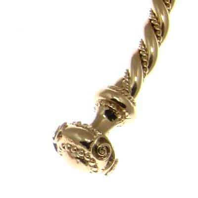 Endstück des Keltischer Torque Latené Zeit