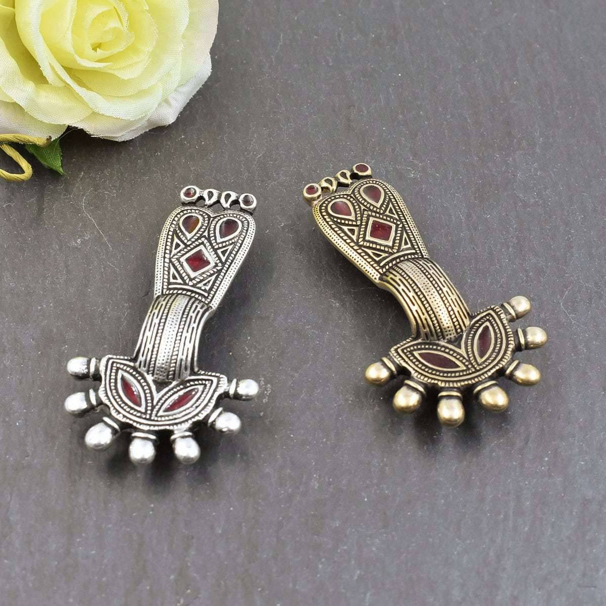 Fränkische Bügelfibel aus Bronze- 6. - 7. Jh.