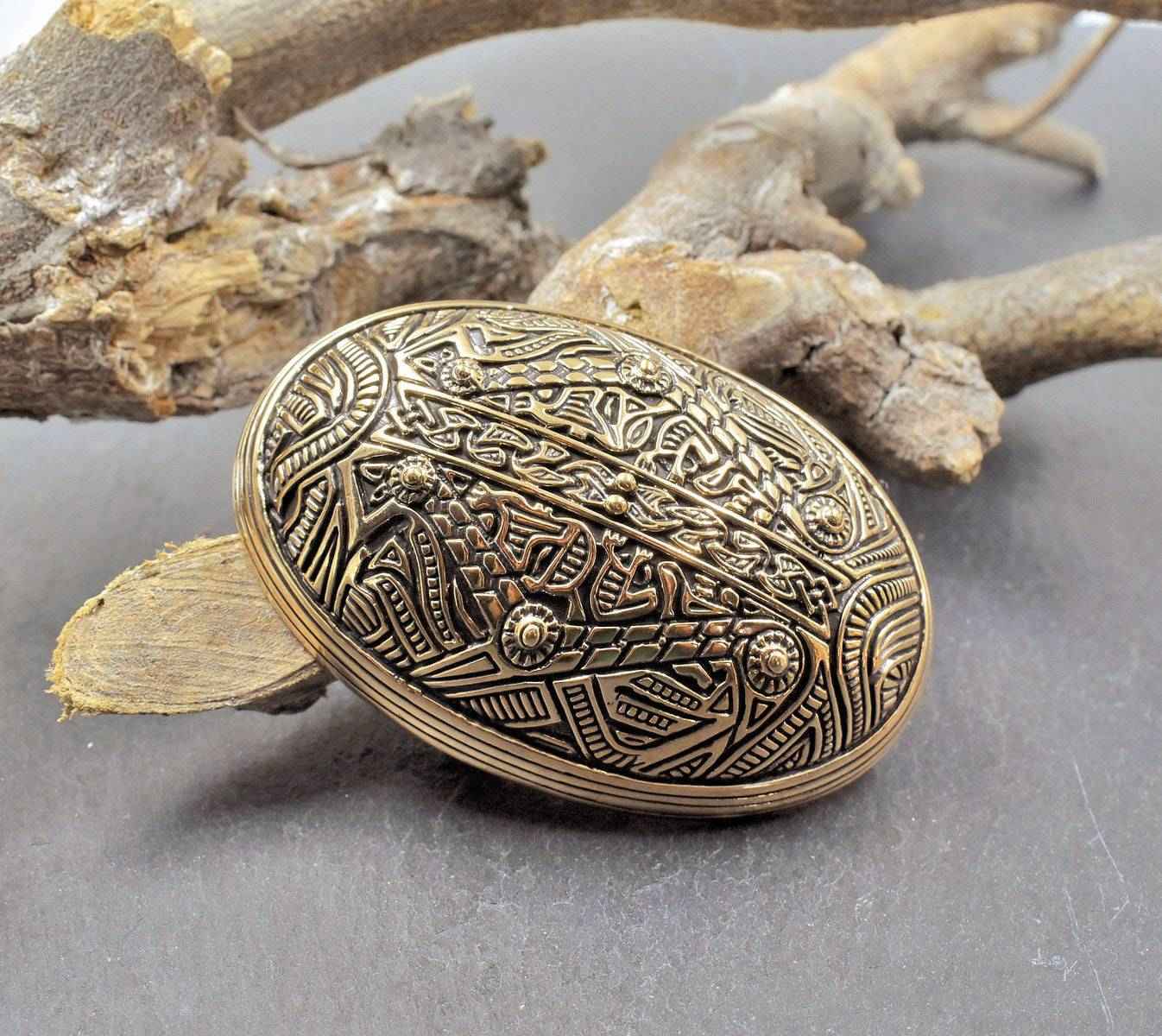 Schalenfibel Set aus Dänemark - Vendelzeit