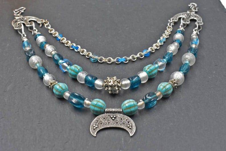 Fibelketten-Set mit Kettenverteilerplatte von Öland Replika