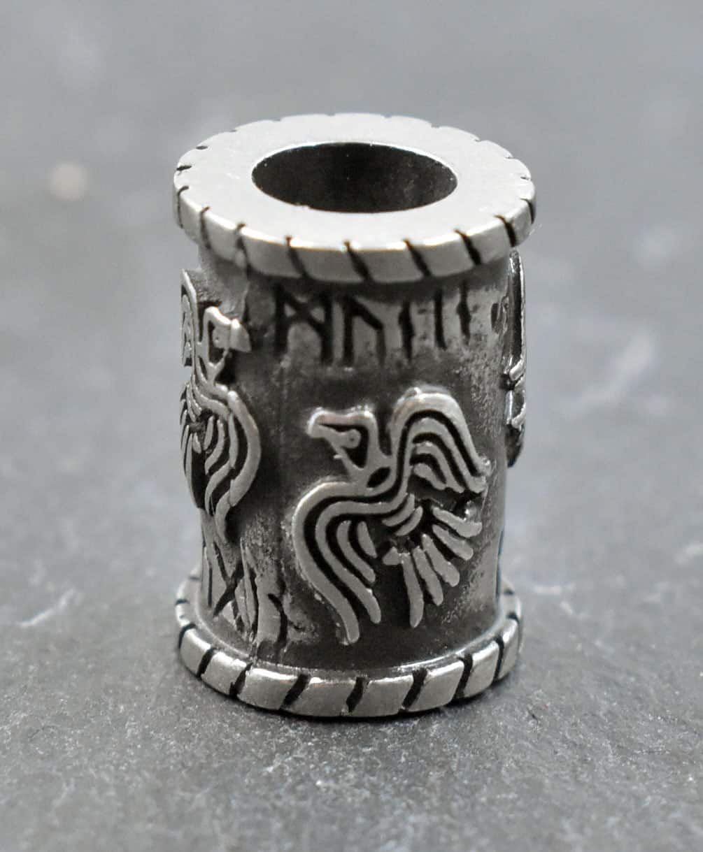 Bartperle Hugin und Munin - Belanas Schatzkiste