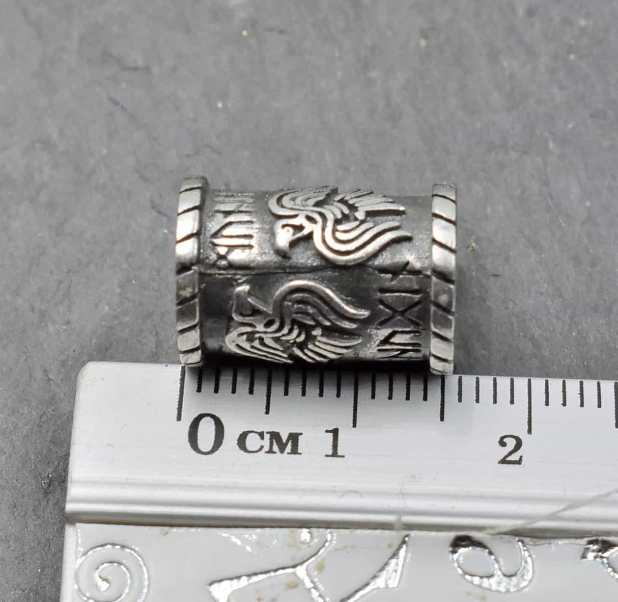 Bartperle Hugin und Munin - Belanas Schatzkiste