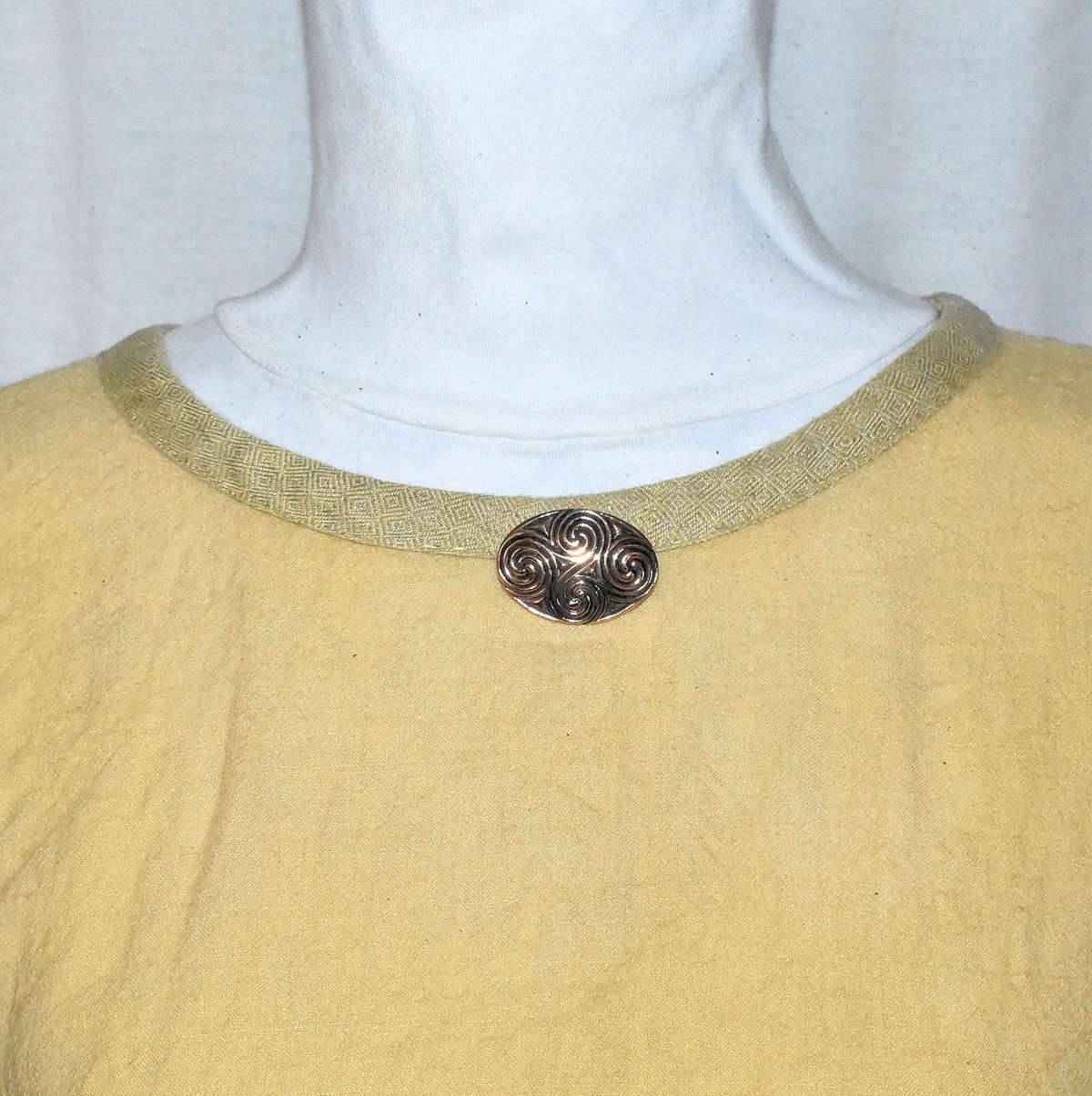 Keltische Brosche mit Spiralmuster