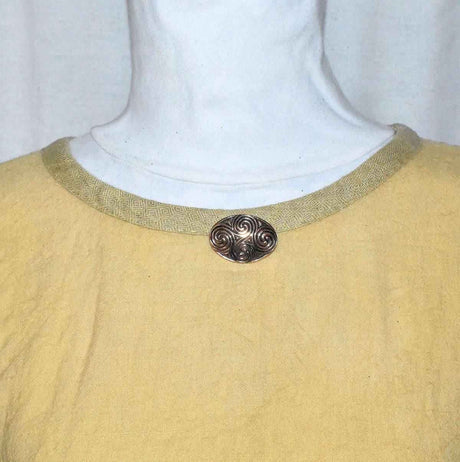 Keltische Brosche mit Spiralmuster