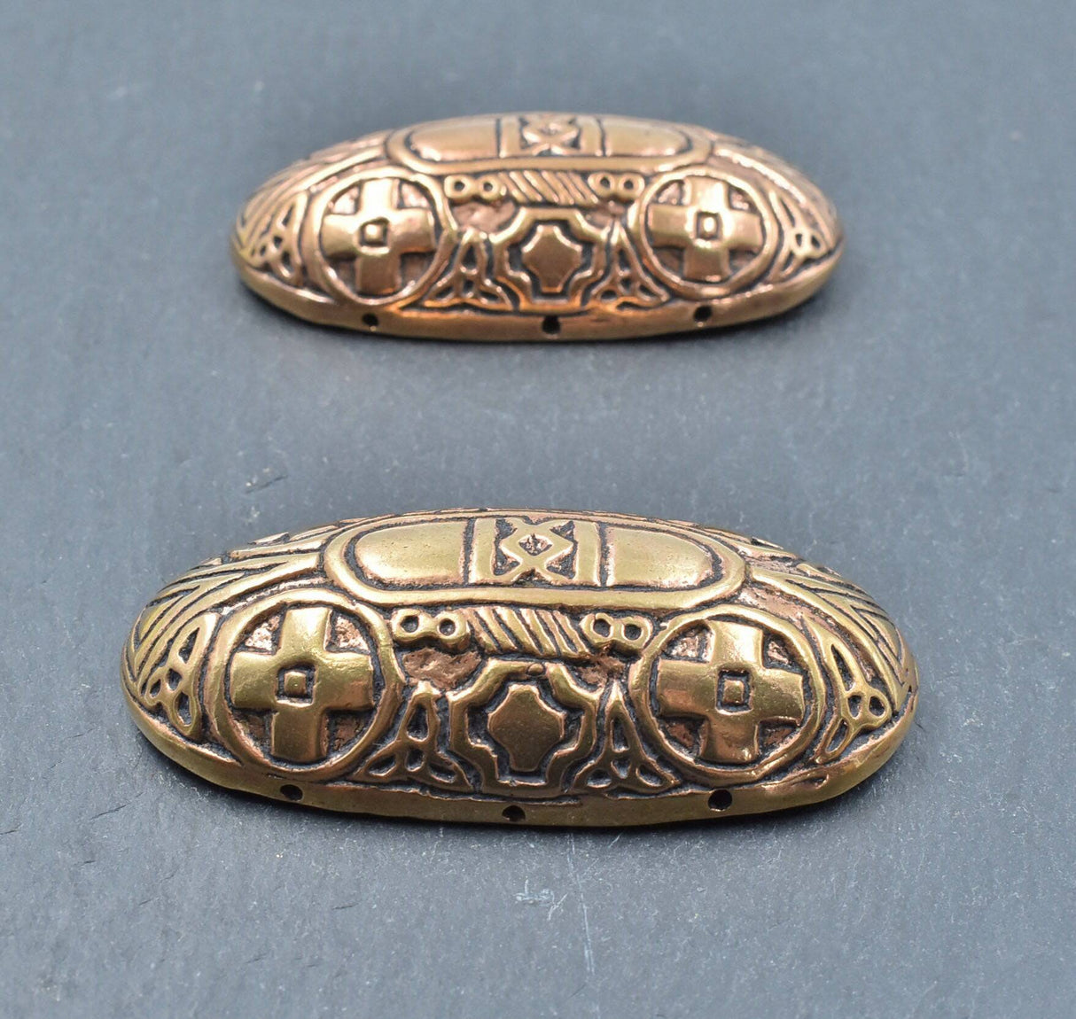 Wikinger Schalenfibel Set aus Bronze