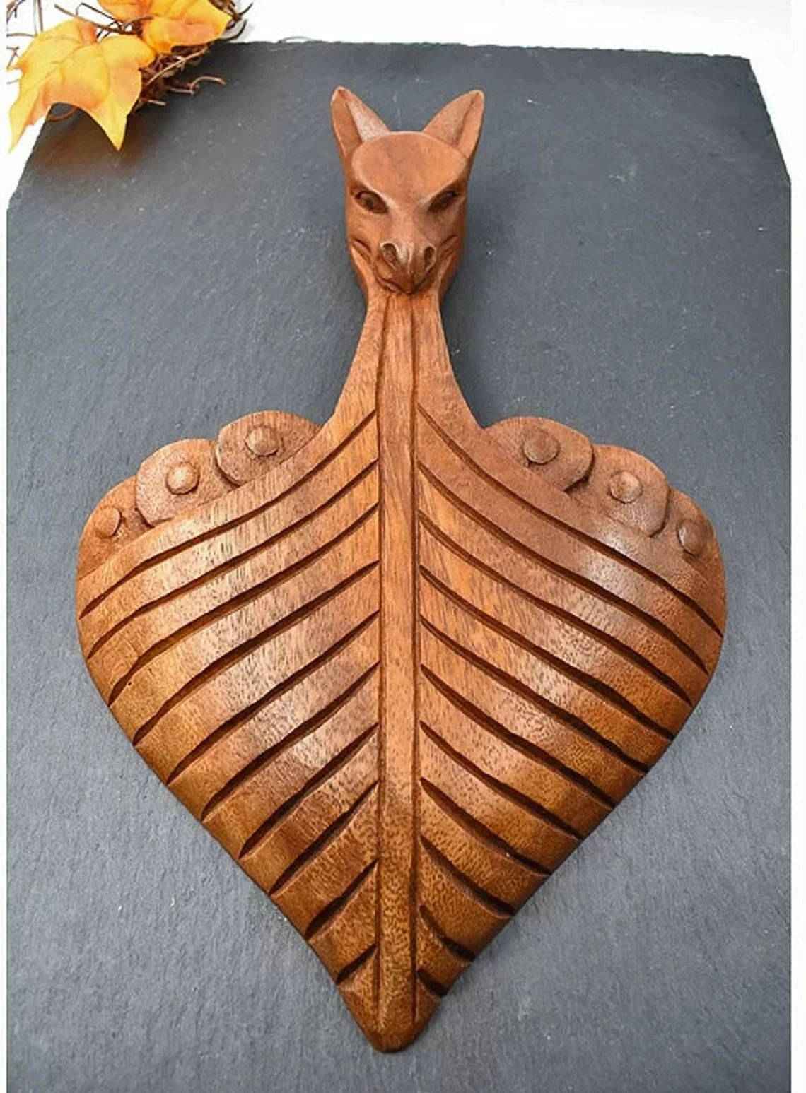 Wandbild Wikingerschiff Drakkar