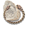 Wikinger-Wolf-Armreif „Fenrir“ aus Bronze
