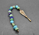 Birka Ohrlöffel mit Glasperlenkette