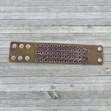 Breites Lederarmband - verstellbar