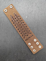 Breites Lederarmband - verstellbar