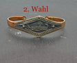 Wikinger Armreif aus Bronze mit Wikingerschiff - 2 . Wahl

