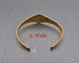 Innenansicht des Wikinger Armreif aus Bronze mit Wikingerschiff - 2 Wahl