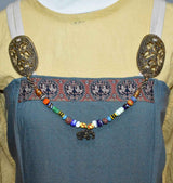 Handgefertigte Raben-Fibelkette