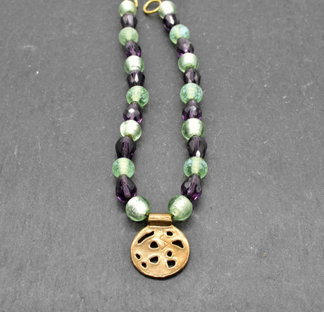 Fibelkette im Wikinger-Stil mit Drachenamulett