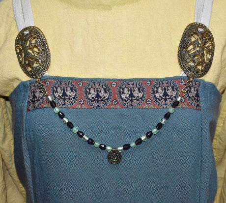 Fibelkette im Wikinger-Stil mit Drachenamulett