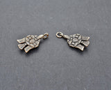 Wikinger Rabenschliesse aus Bronze