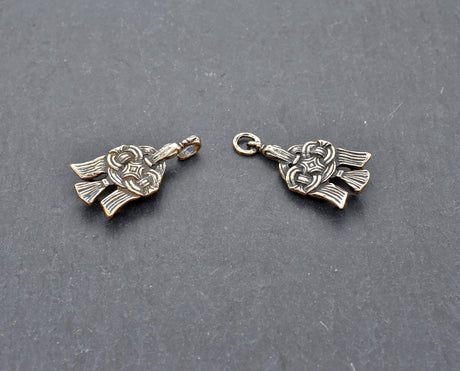 Wikinger Rabenschliesse aus Bronze