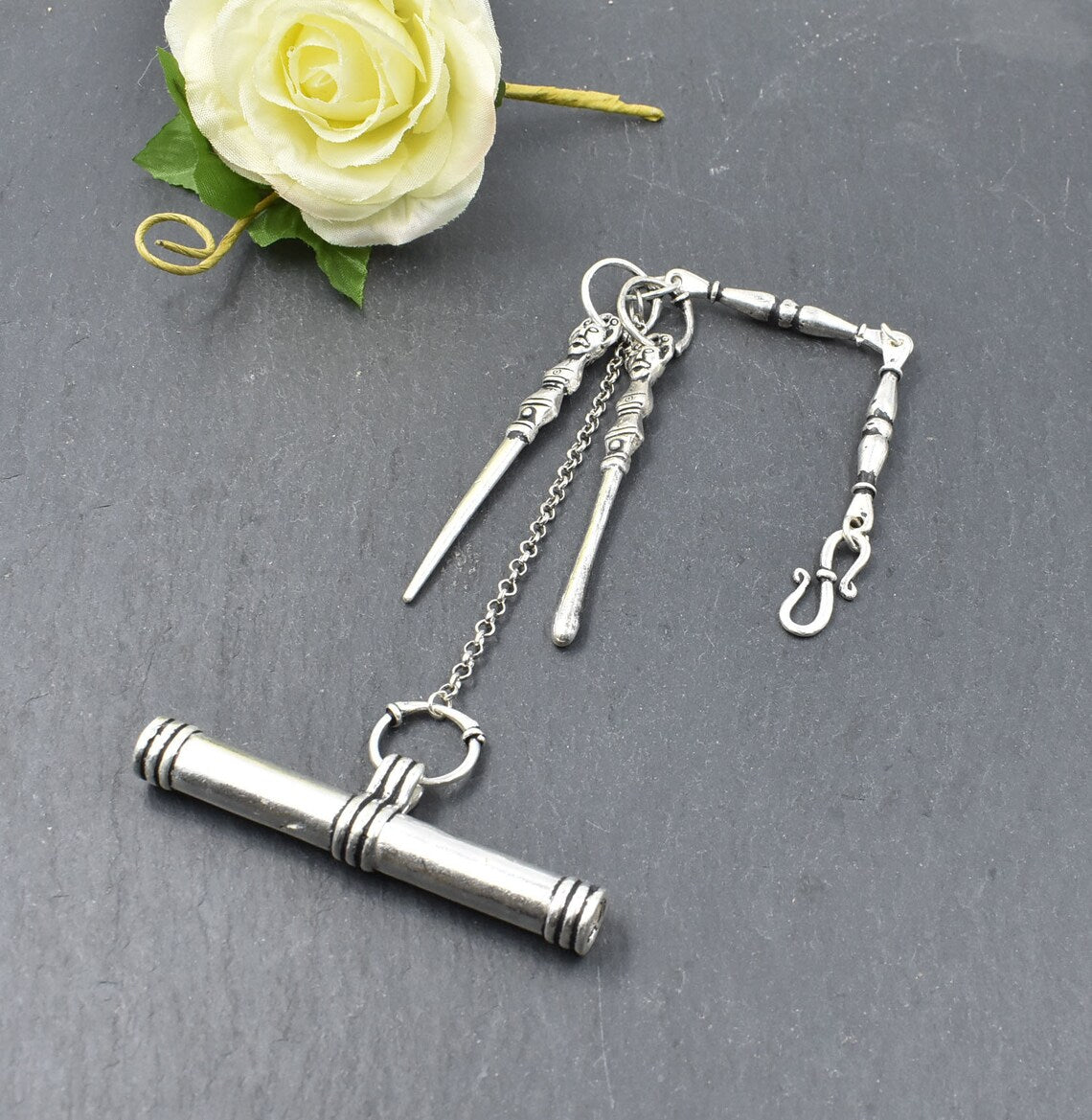Gotland Hygiene Set aus versilberter Bronze von Belanas Schatzkiste